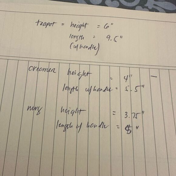 Boyds Bears Paul Cardew 25th Anniversary Porcelain Teapot, Mug and Creamer Lot - Picture 9 of 9